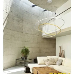 Żyrandol ECHO 60 + 90 + 120 czarny 4000 (67761) - Ramko