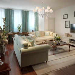 Żyrandol Finsbury Park (FP9-POL-NICKEL) - Elstead Lighting