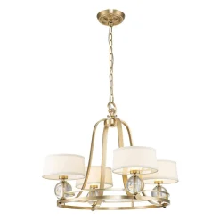 Żyrandol Gotham (QZ-GOTHAM4-BB) - Elstead Lighting