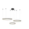 Żyrandol HALO PENDANT 100+80+60 CCT BK + REMOTE CONTROL (AZ4975) - Azzardo