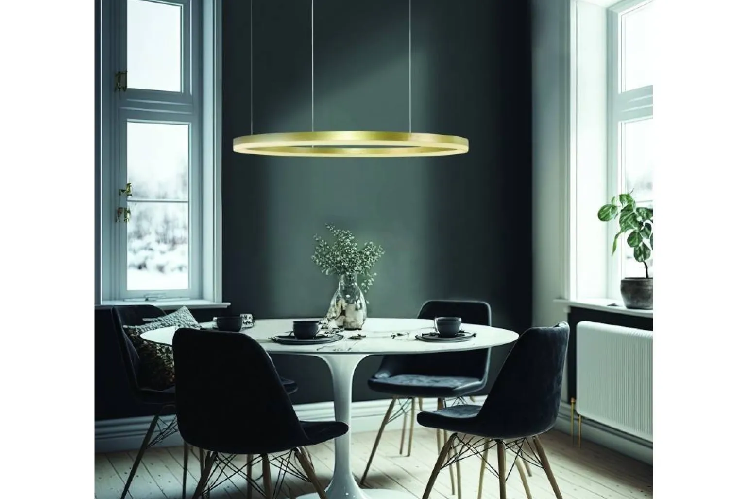 Żyrandol HALO PENDANT 120 CCT BK + REMOTE CONTROL (AZ5343) - Azzardo