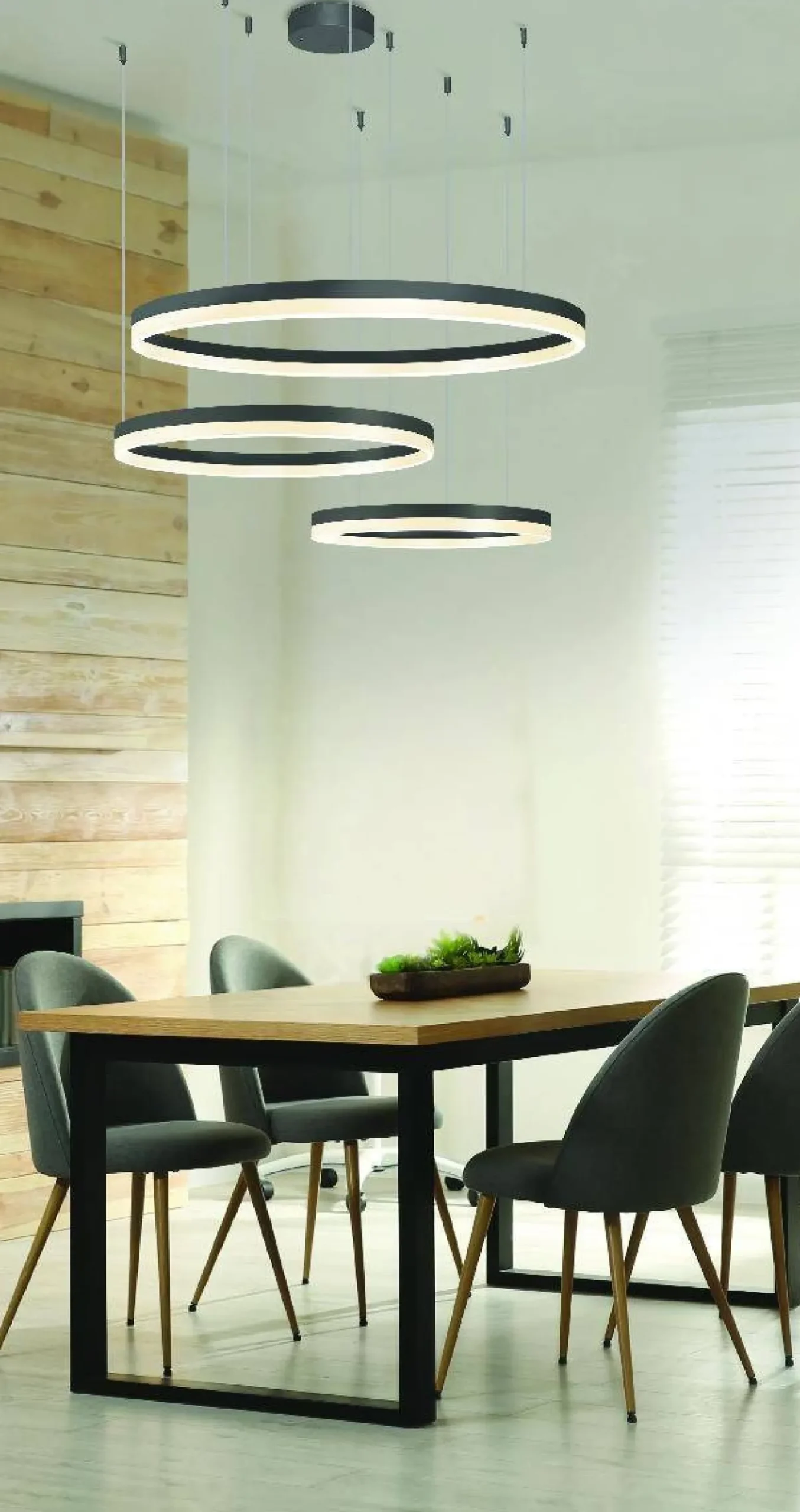 Żyrandol HALO PENDANT 120+100+80 czarna (AZ5349) - Azzardo