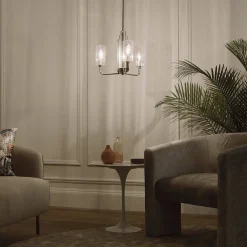 Żyrandol Kimrose - 3 źródeł światła - Polerowany nikiel (QN-KIMROSE3-PN) - Quintiesse