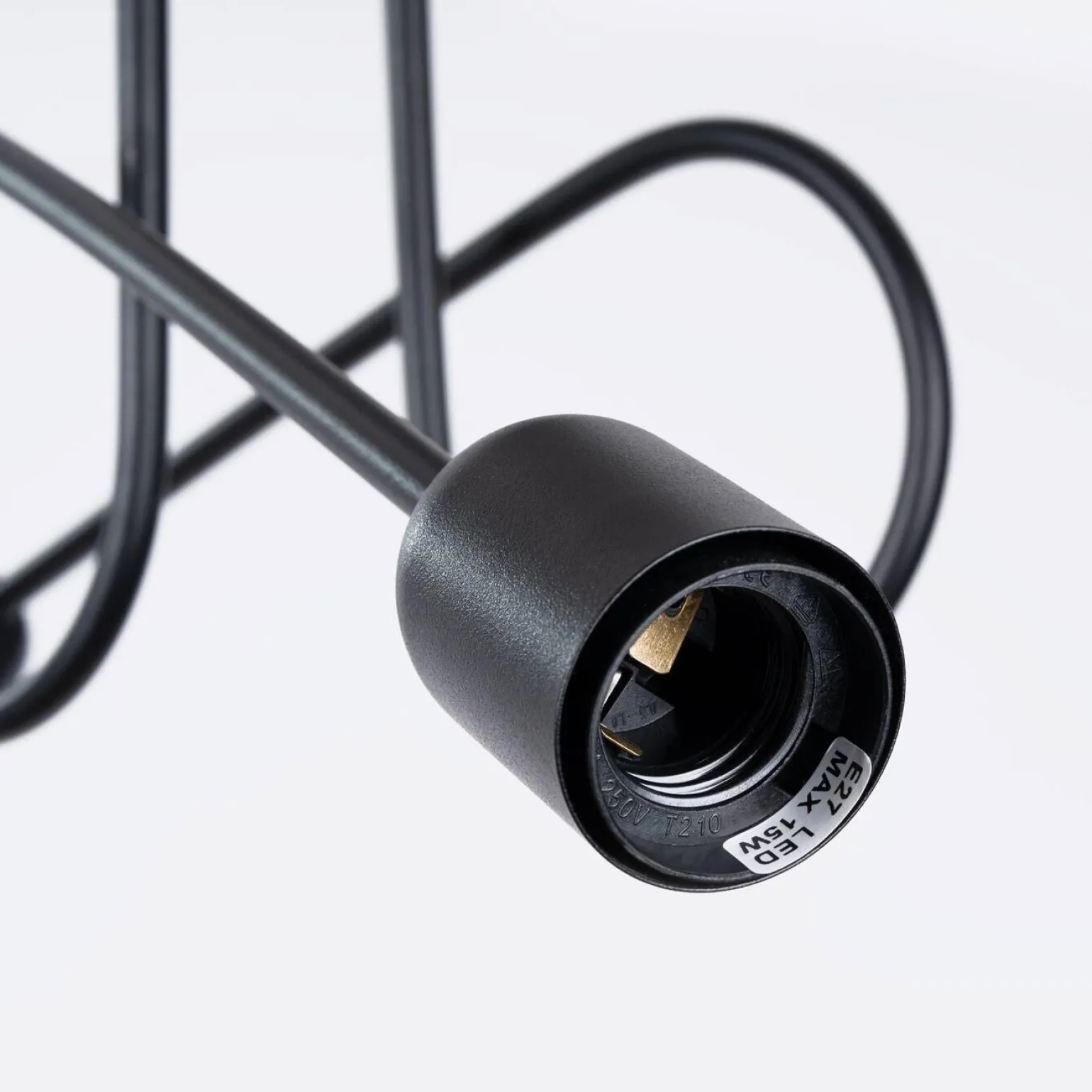 Żyrandol LOOP 2 czarny (SL.1472) - Sollux Lighting