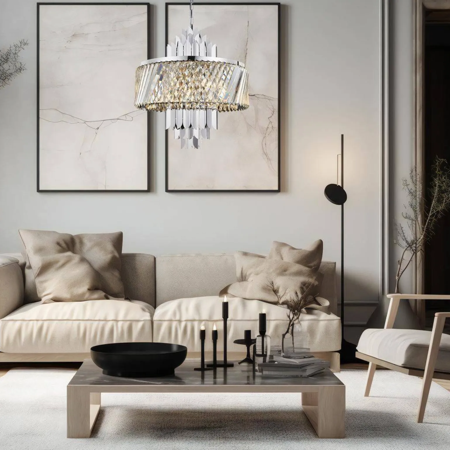 Żyrandol MARGOT CHROME 9xE14 (ML0410) - Milagro