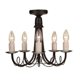 Żyrandol Minster (MN5-BLACK) - Elstead Lighting