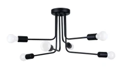Żyrandol NORAH 6 czarny (SL.1452) - Sollux Lighting