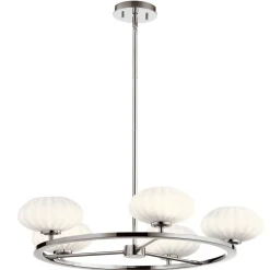 Żyrandol Pim - 5 źródeł światła - Polerowany chrom (QN-PIM5-PC) - Quintiesse