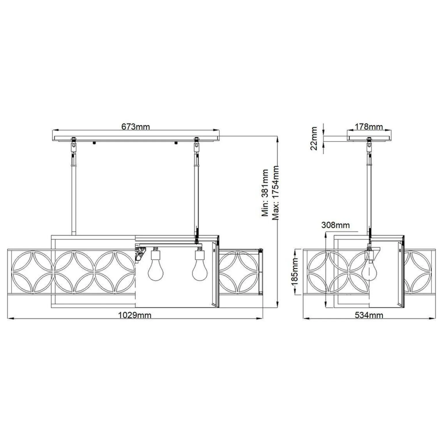 Żyrandol Remy (FE-REMY-P-A) - Elstead Lighting