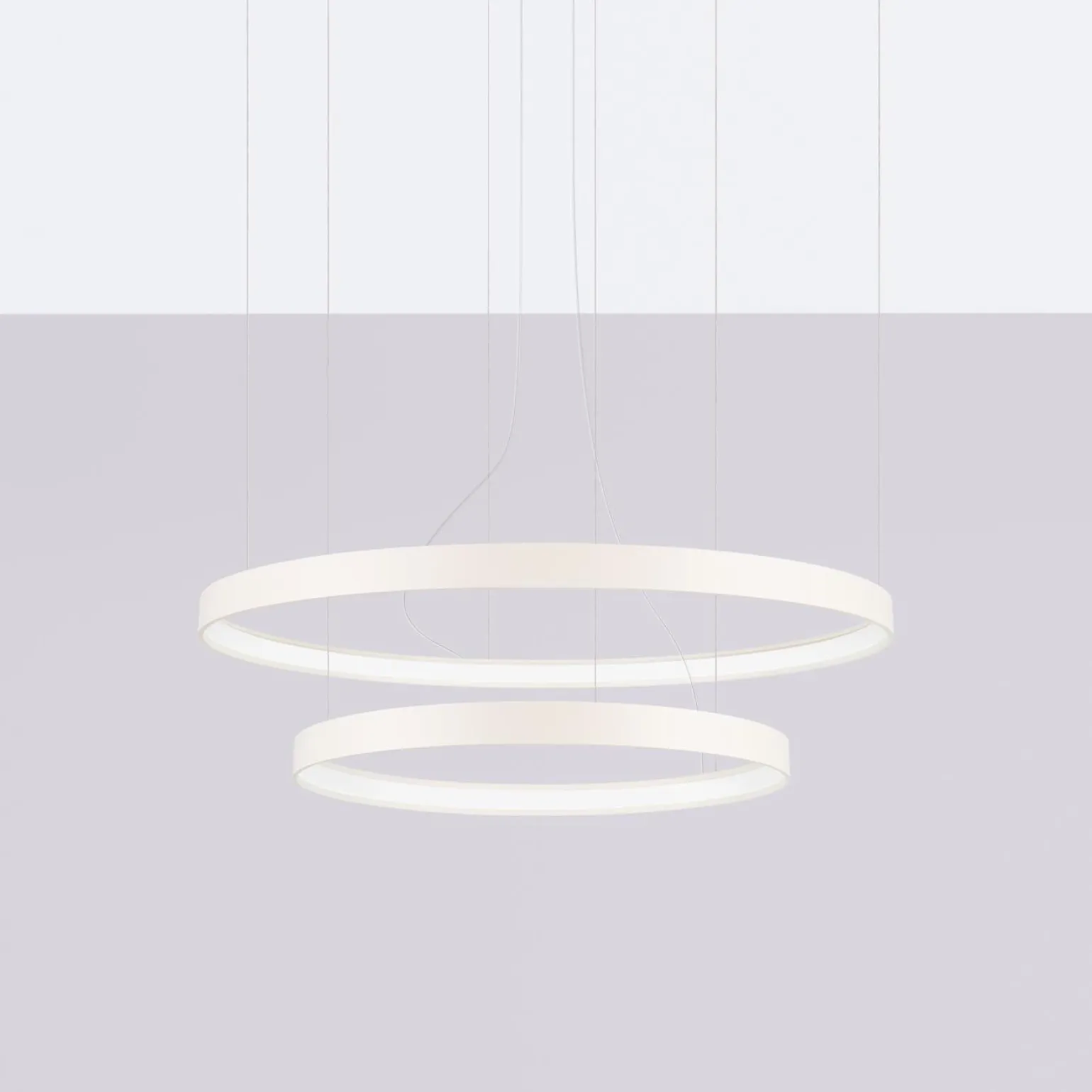 Żyrandol RIO 2 55/78 beżowy LED 4000K (TH.359) - Thoro Lighting