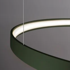 Żyrandol RIO 2 55/78 zielona oliwka LED 4000K (TH.381) - Thoro Lighting