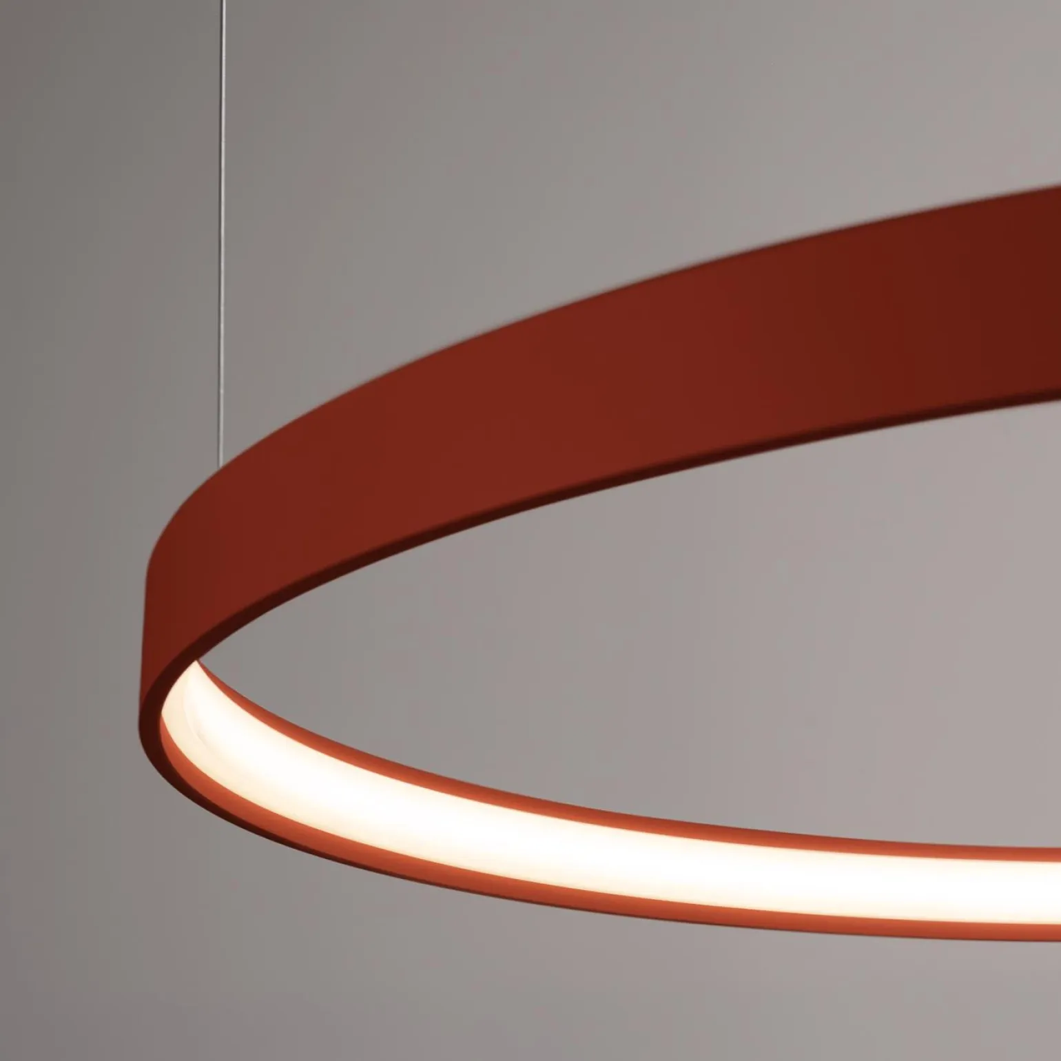 Żyrandol RIO 55 ochra czerwona LED 3000K (TH.395) - Thoro Lighting