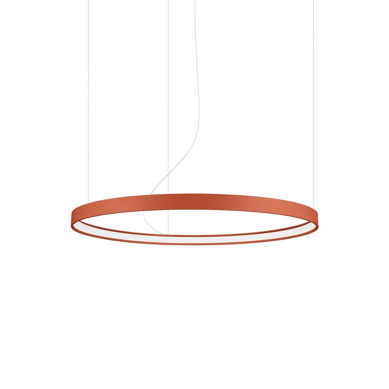 Żyrandol RIO 78 ochra czerwona LED 4000K (TH.399) - Thoro Lighting