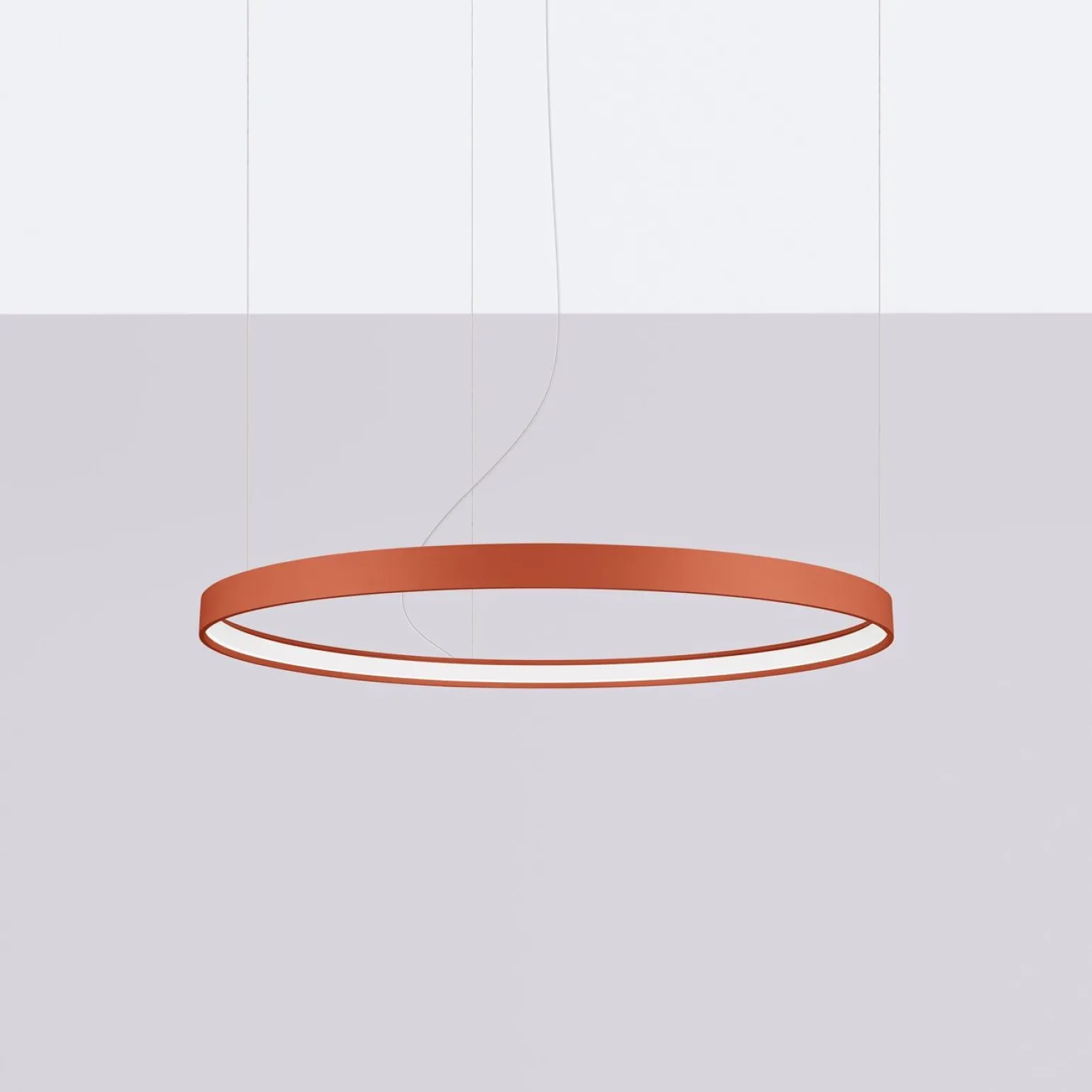 Żyrandol RIO 78 ochra czerwona LED 4000K (TH.399) - Thoro Lighting