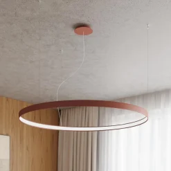 Żyrandol RIO 78 ochra czerwona LED 4000K (TH.399) - Thoro Lighting