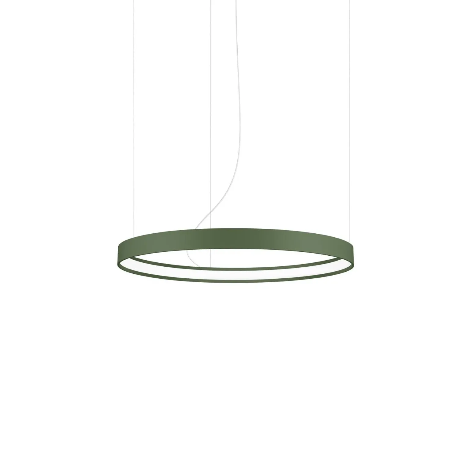 Żyrandol RIO 55 zielona oliwka LED 4000K (TH.376) - Thoro Lighting