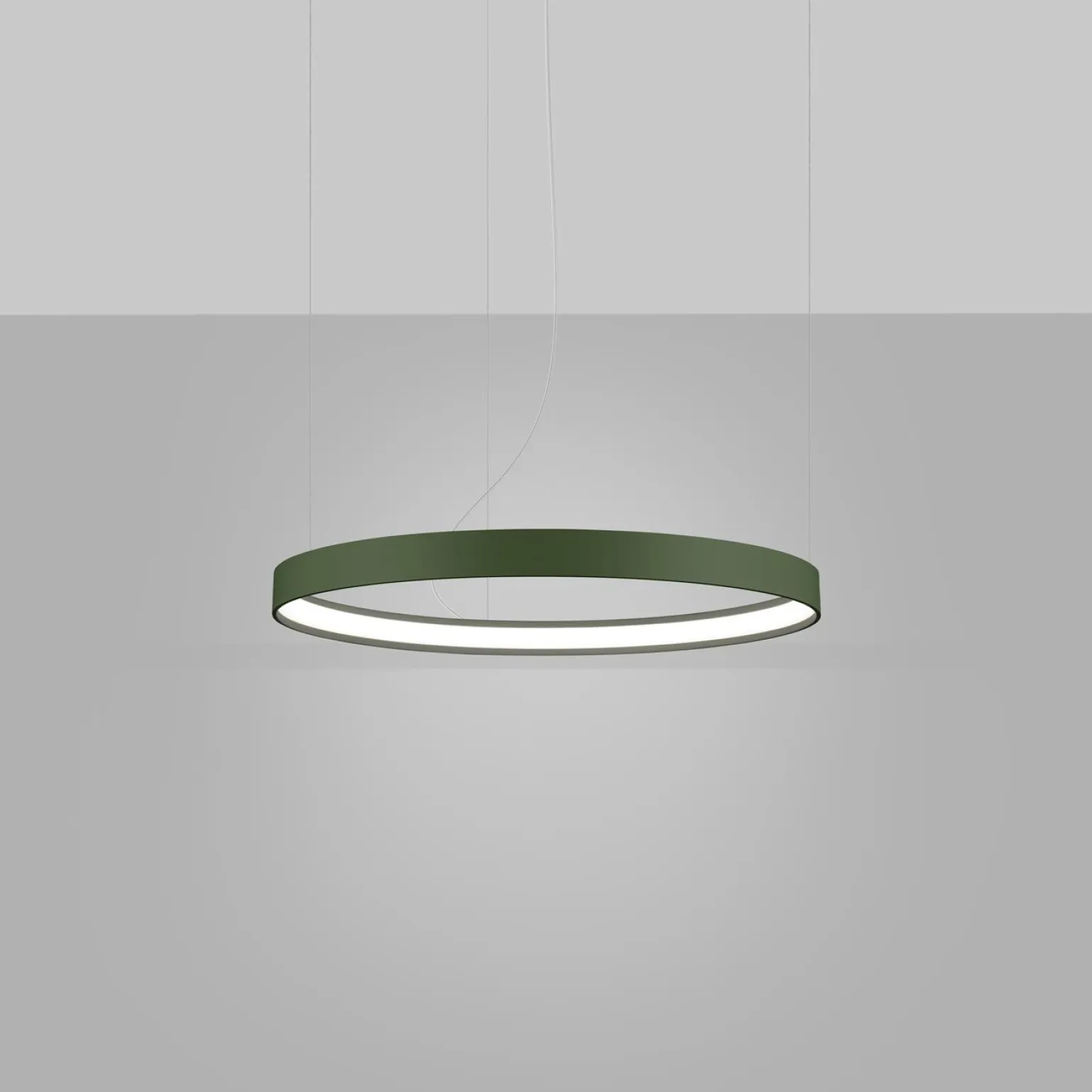 Żyrandol RIO 55 zielona oliwka LED 4000K (TH.376) - Thoro Lighting