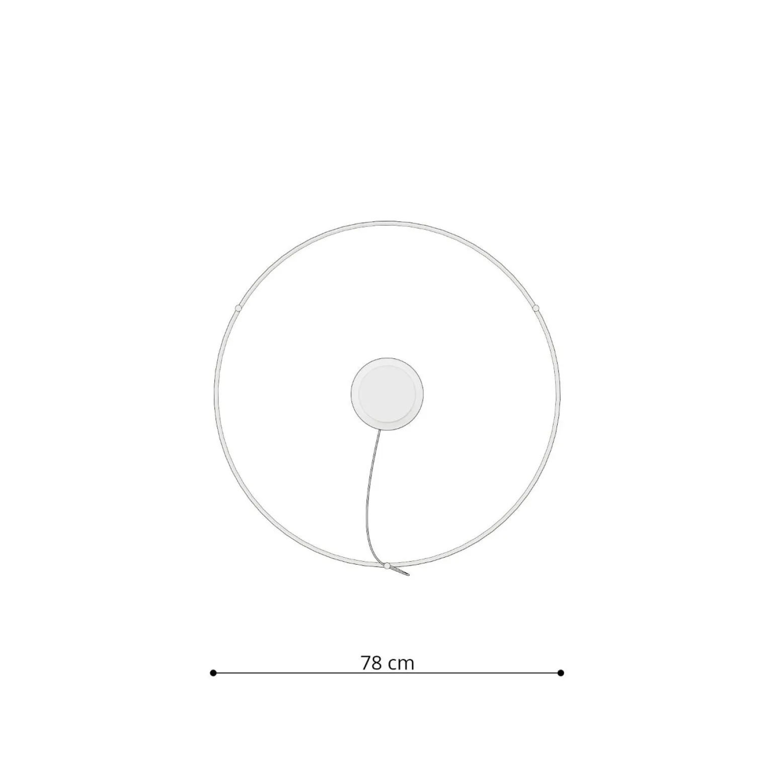 Żyrandol RIO 78 zielona oliwka LED 4000K (TH.377) - Thoro Lighting