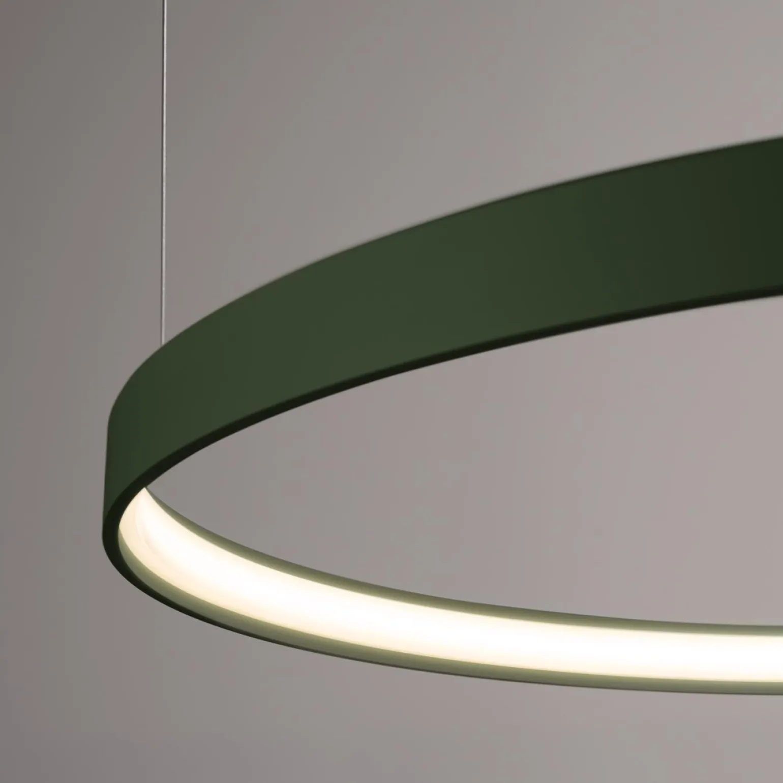 Żyrandol RIO 78 zielona oliwka LED 3000K (TH.374) - Thoro Lighting