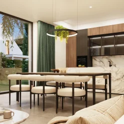 Żyrandol RIO BIO 78 czarny LED 3000K (TH.551) - Thoro Lighting