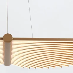 Żyrandol Seraph - Szczotkowane złoto (QN-SERAPH-LP-L-BG) - Quintiesse