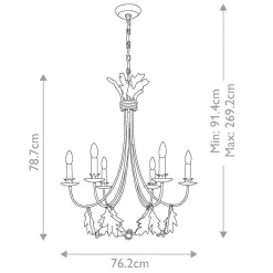 Żyrandol Sweet Olive (FB-SWEET-OLIVE6) - Elstead Lighting