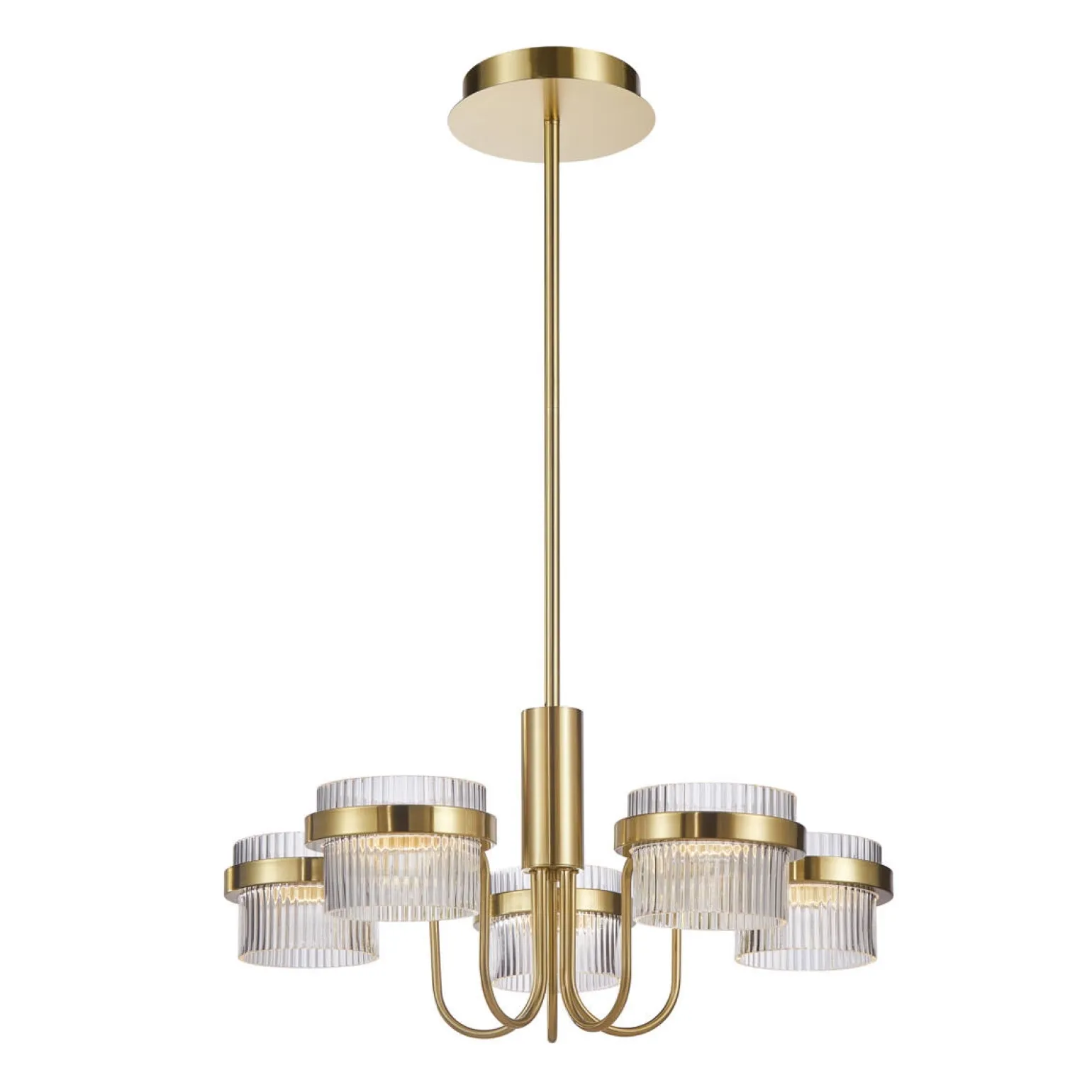 Żyrandol Tiara (PND-77362-5-40W-GD) - Italux