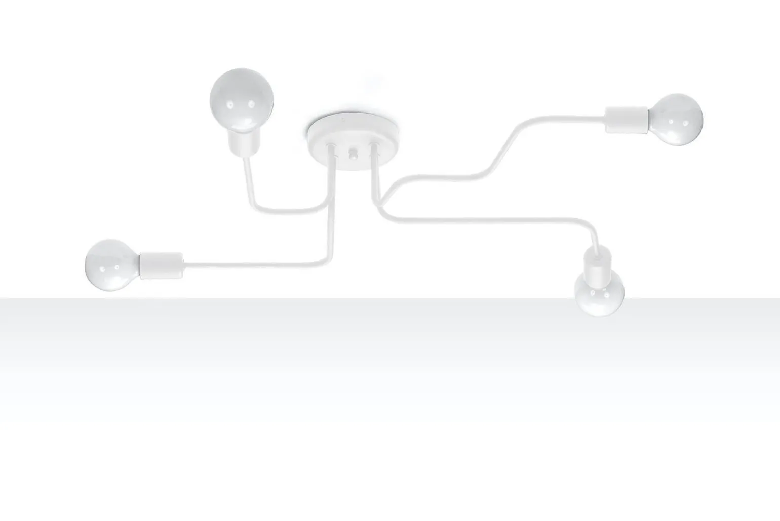 Żyrandol VECTOR 4 biały (SL.1442) - Sollux Lighting