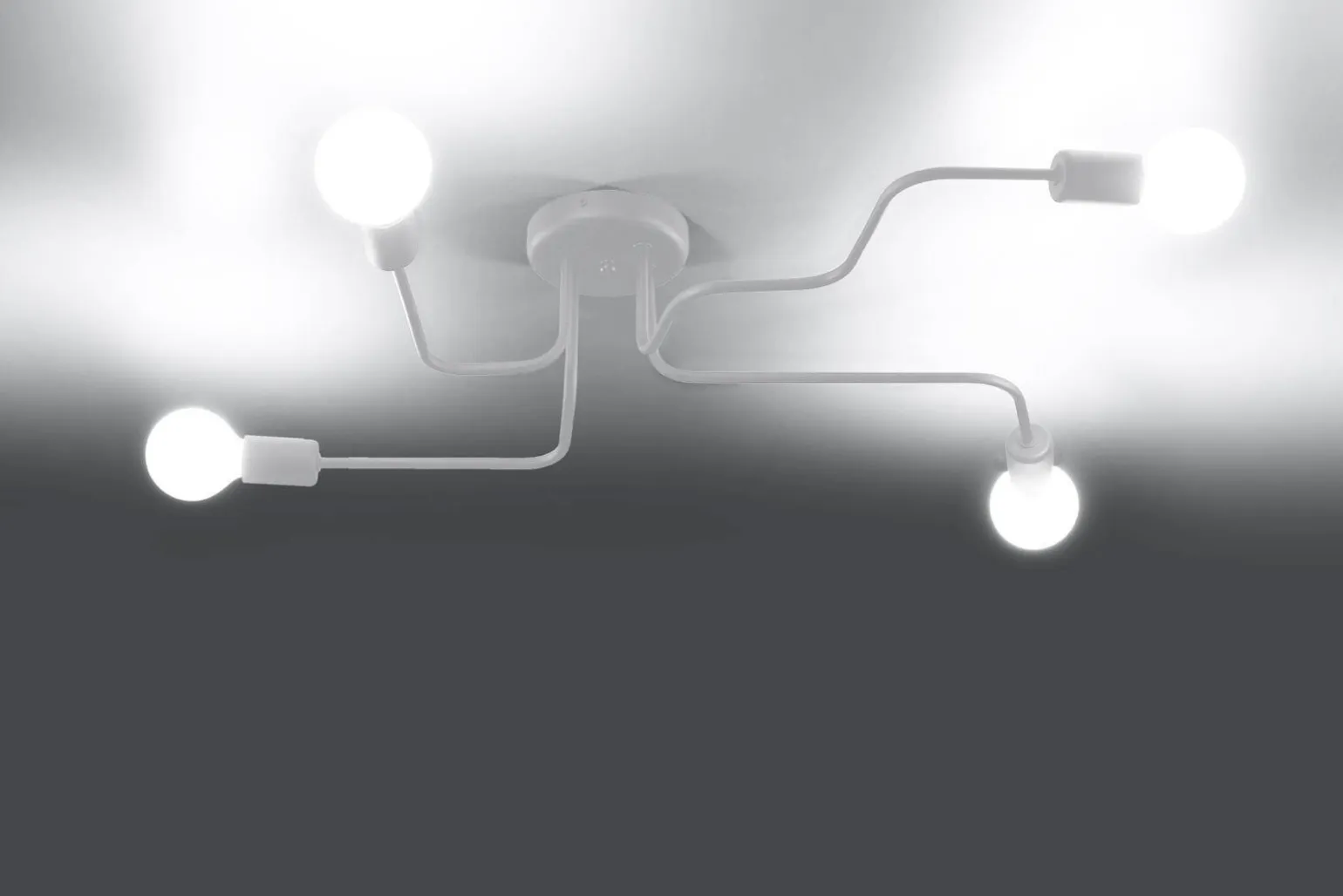 Żyrandol VECTOR 4 biały (SL.1442) - Sollux Lighting