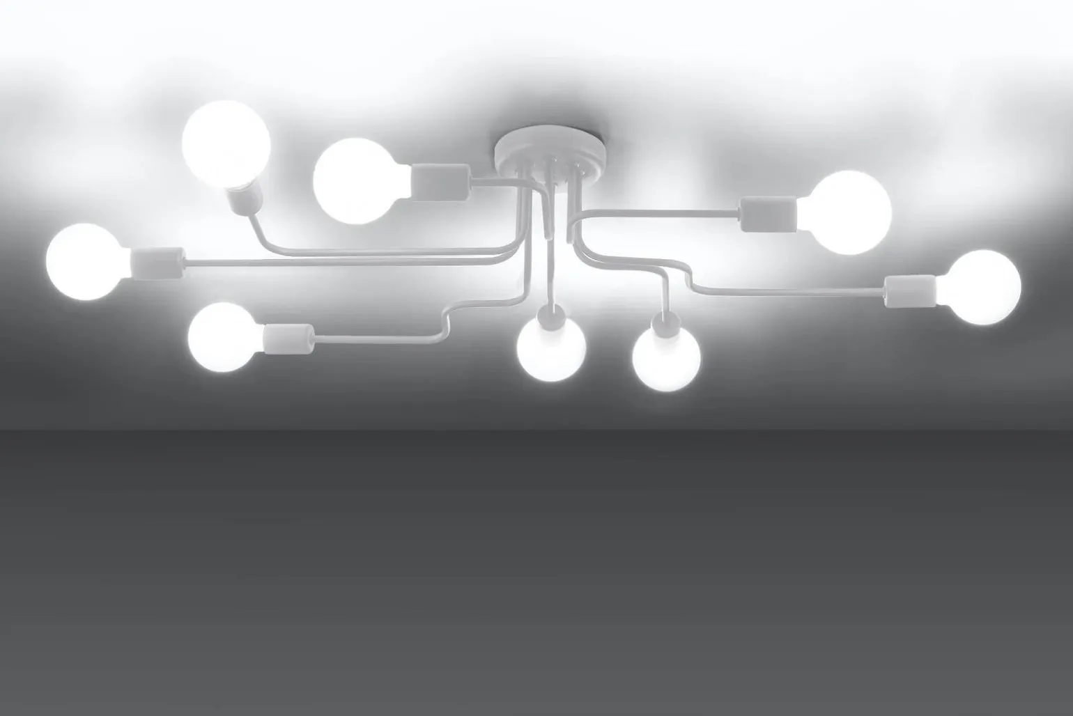 Żyrandol VECTOR 8 biały (SL.1444) - Sollux Lighting