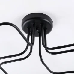 Żyrandol VECTOR 6 czarny (SL.1447) - Sollux Lighting