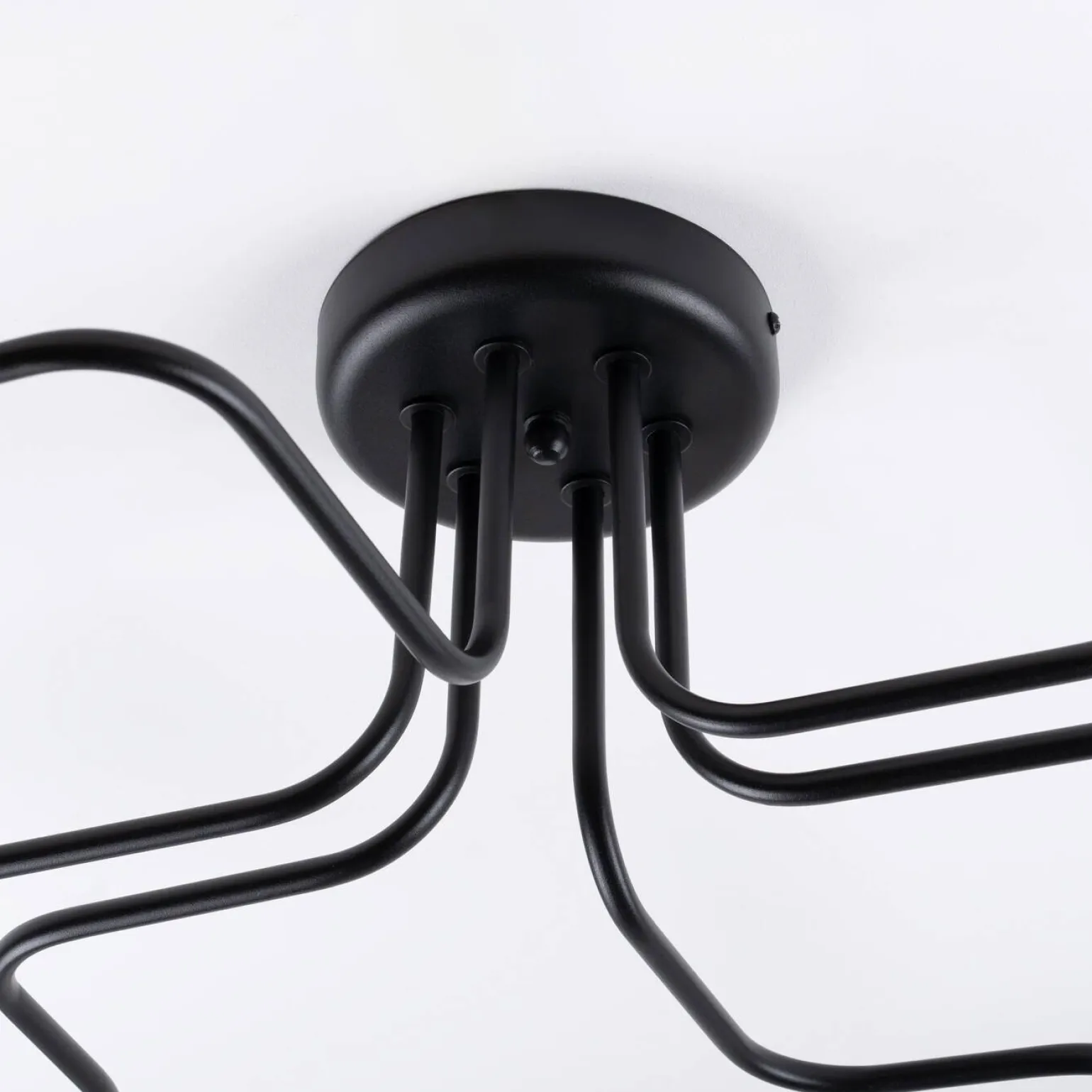 Żyrandol VECTOR 6 czarny (SL.1447) - Sollux Lighting