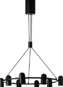 Żyrandol VIVI PENDANT 8 Czarny/Czarny (AZ5732) - Azzardo