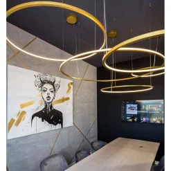 Żyrandol Wew. Echo 120 Kol. Biały 4000Do Wewnątrz - Ramko