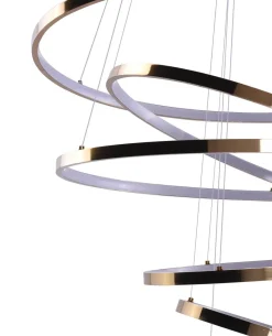 Żyrandol WHEEL 6 LONG DIMM GOLD (AZ2921) - Azzardo