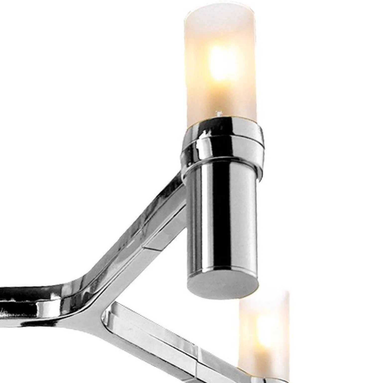 Żyrandol świecznikowy CANDLES-10 chrom 165 cm (ST-8043-10 chrome) - Step into Design