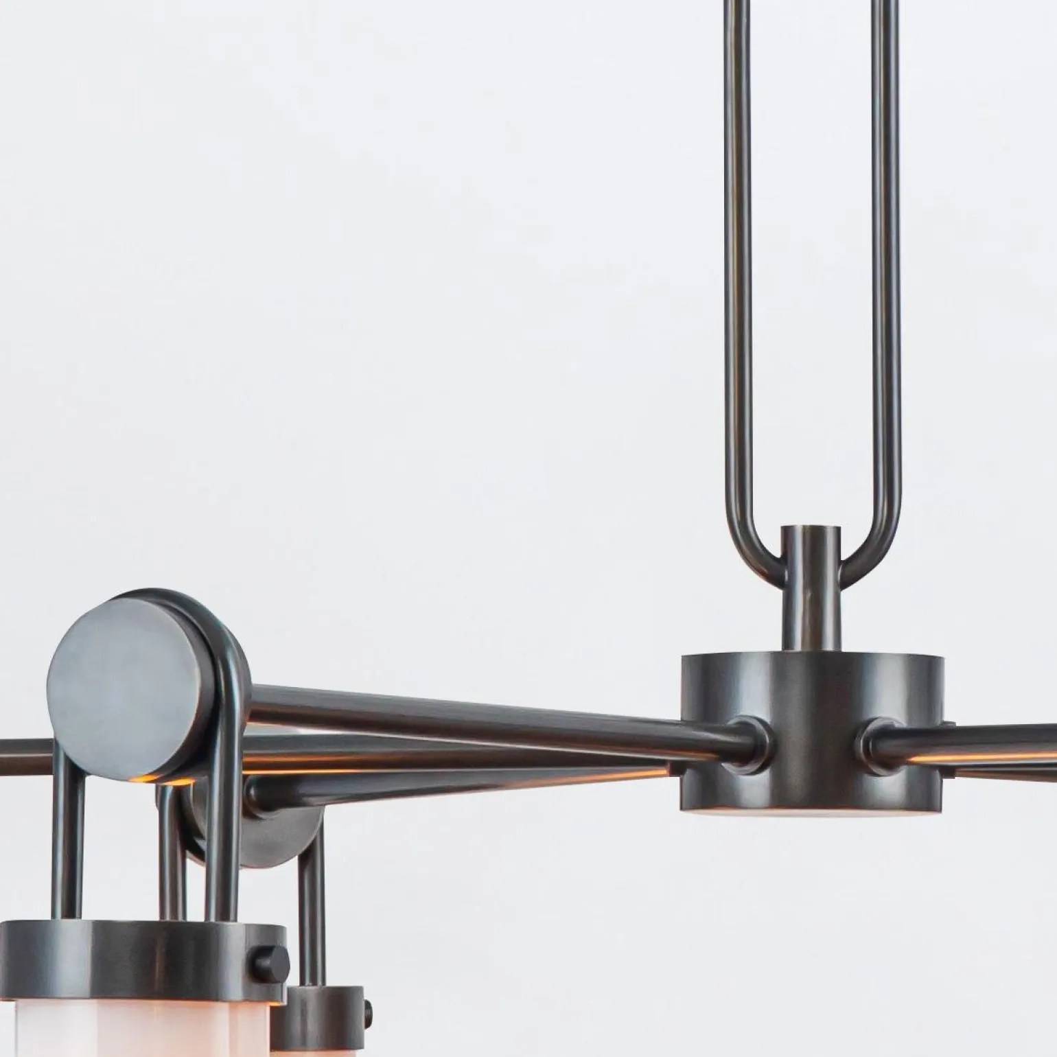 Żyrandol Wynwood - 6 źródeł światła - Miejski brąz (QN-WYNWOOD6-UBZ) - Quintiesse