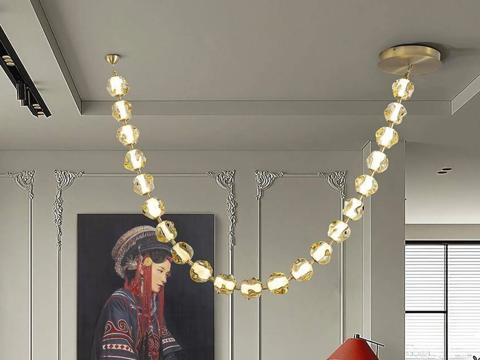 Zaria II lampa wisząca 21L (448765) - Schuller