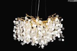 Złota lampa wisząca RIVIERA 60 (MSE010100391) - Moosee