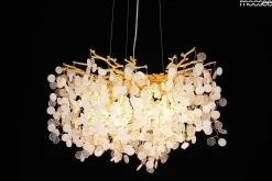 Złota lampa wisząca RIVIERA 60 (MSE010100391) - Moosee