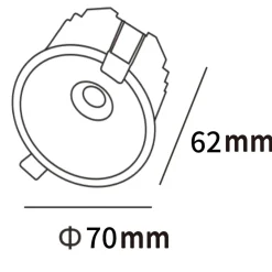 Zyra oczko czarne (LP-1606/1RS BK) - Light Prestige